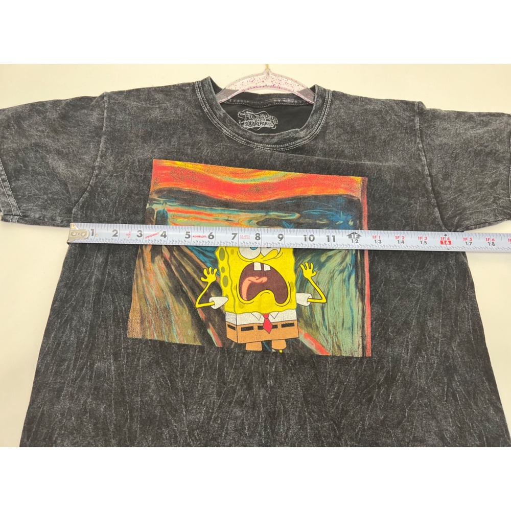 Spongebob Squarepants Black T SHIRT Authentic Licensed Unisex Size XS - Picture 5 of 6